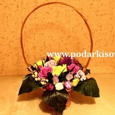 Корзина роз "Верность"